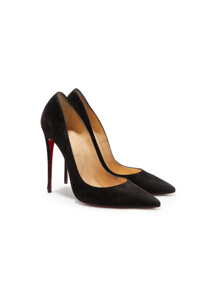 Image of Christian Louboutin Black suede shoes