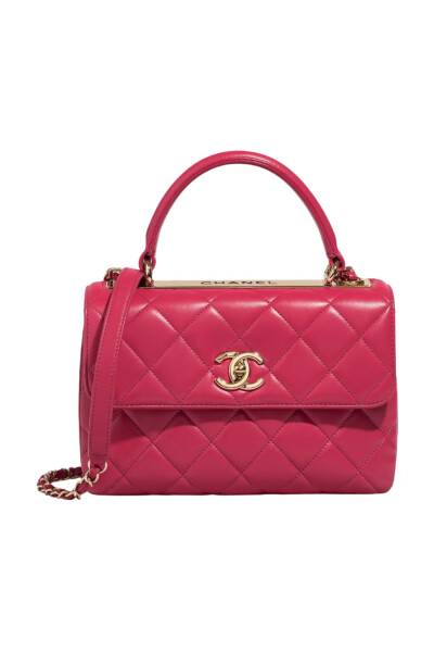 Image of Chanel Pink Trendy CC Top Handle