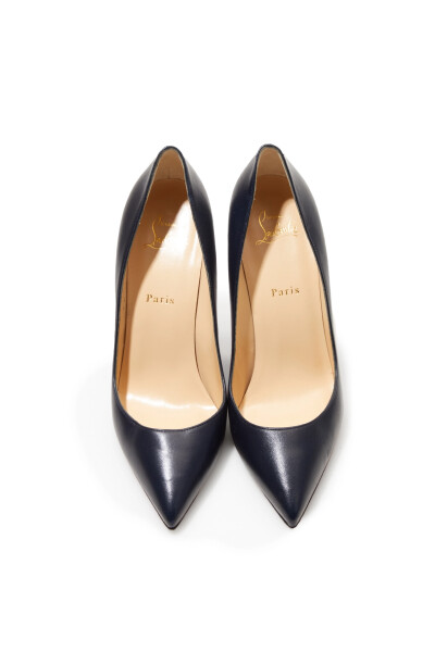 Image 2 of Christian Louboutin Blue leather pumps
