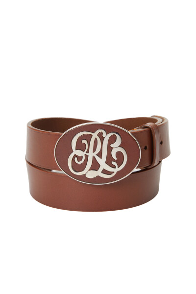 Image of Ralph Lauren Brown leather belt