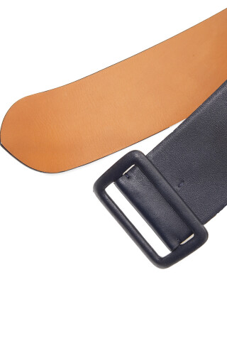 Ralph Lauren Blue leather belt Blue