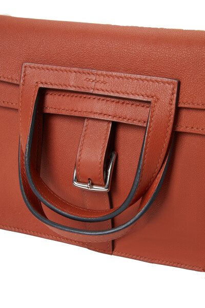 Image 2 of Hermes Brown Leather Arzan 31 Taurillon Cuible Shoulder Bag