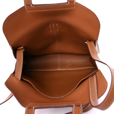 Image 4 of Hermes Brown Leather Arzan 31 Taurillon Cuible Shoulder Bag