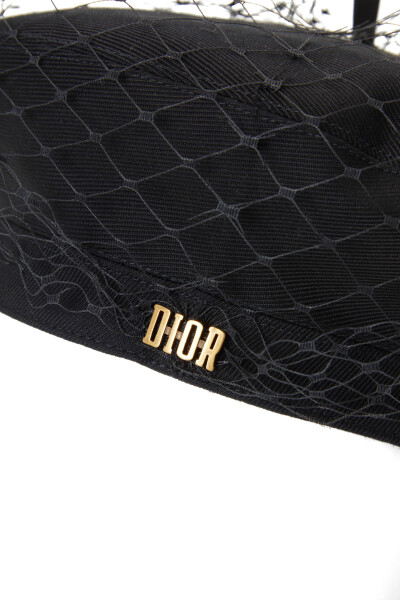 Image 2 of Dior Black beret with mesh