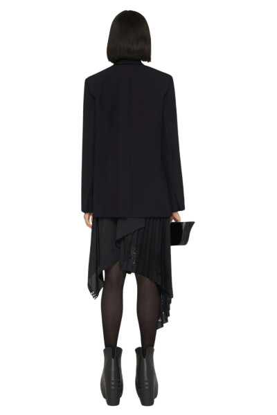 Image 4 of Givenchy Black jacket in lightweight wool with padlock