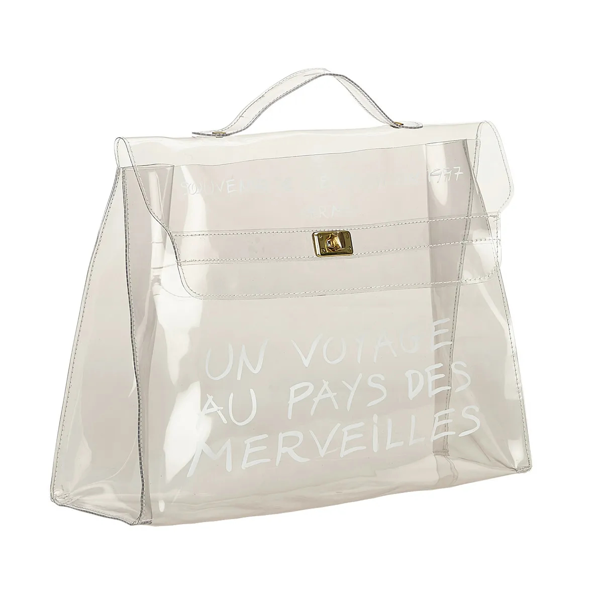 Clear kelly sale bag replica