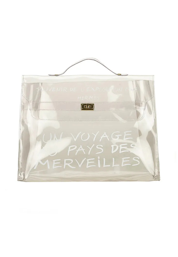 Hermes kelly pvc clearance bag