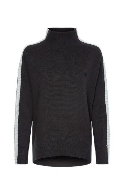 Image of Tommy Hilfiger Black Tarah Relaxed Sweater