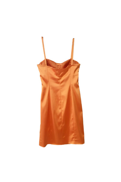 Image 2 of Moschino Orange sleeveless short dress