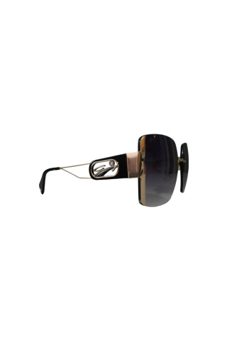 Genny Black sunglasses with metal frame Black
