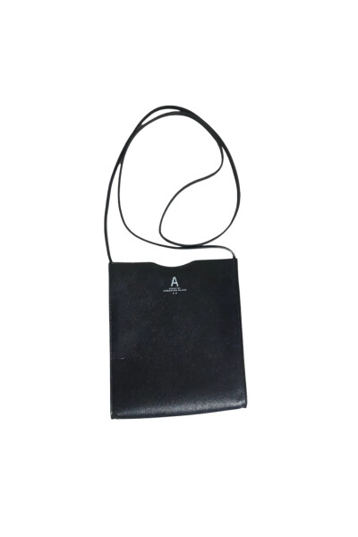 Image of ALAIA Black leather bag