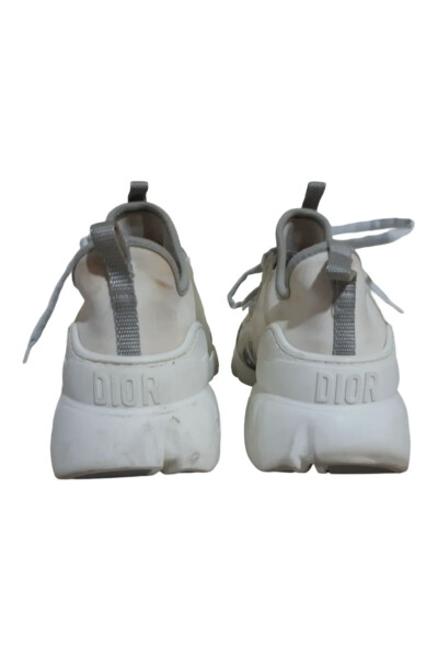 Image 6 of Dior White Dior Spatial Printed Reflective Technical Fabric Low Top Sneakers
