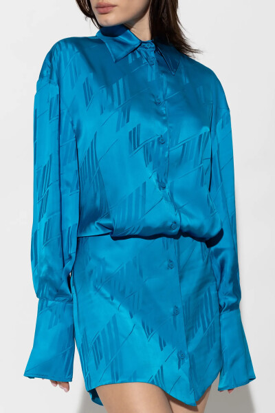 Image 3 of The Attico Blue Silvye Mini Dress