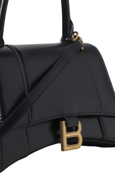 Image 4 of Balenciaga Black Small Hourglass Top-handle Bag