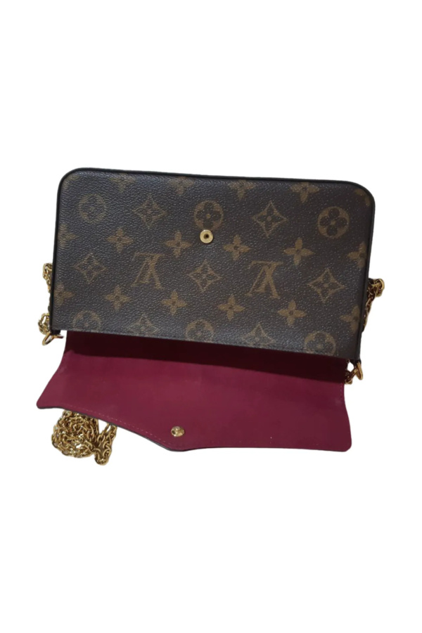 Louis Vuitton Monogram Pochette Felicie crossbody bag Brown
