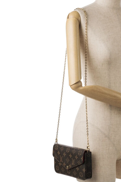 Image 2 of Louis Vuitton Monogram Pochette Felicie crossbody bag