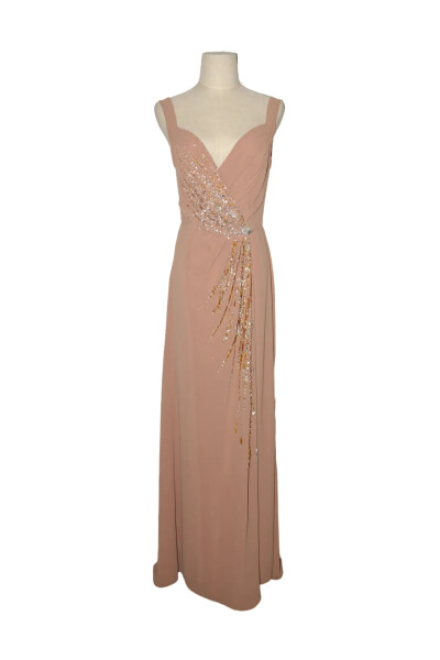 Image of Diroy Beige Haute Couture Dress