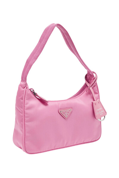 Image 2 of Prada Pink Nylon Mini Re-Edition 2000 Shoulder Bag