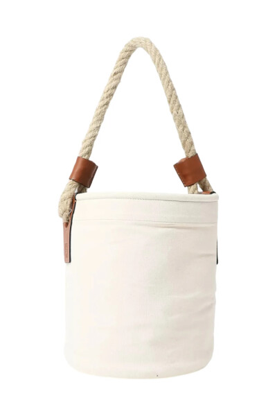 Image 6 of Loewe White 2020 Canvas Bucket Bag