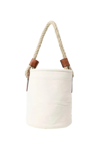 Image 3 of Loewe White 2020 Canvas Bucket Bag