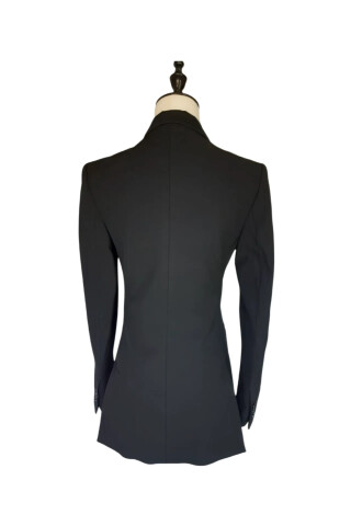 RED Valentino Black Long Blazer Black