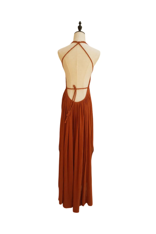 Caravana Orange Maxi Dress Orange