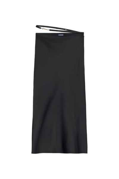Image of Jacquemus Black 'Notte' Skirt