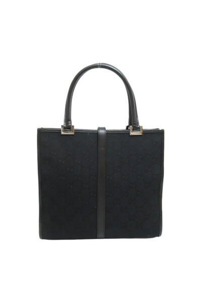 Image 3 of Gucci Black Jackie GG Monogram Handbag