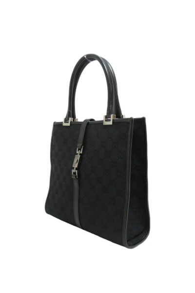 Image 2 of Gucci Black Jackie GG Monogram Handbag