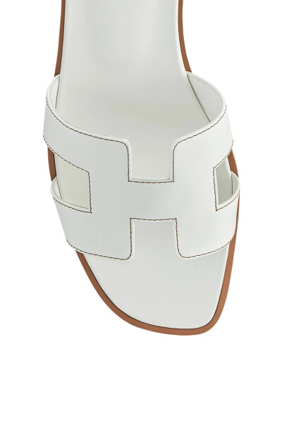 Image 4 of Hermes White Oran Sandal