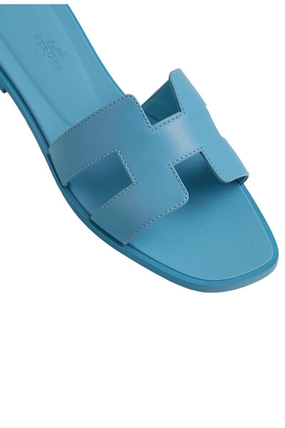 Image 4 of Hermes Blue Oran Sandal