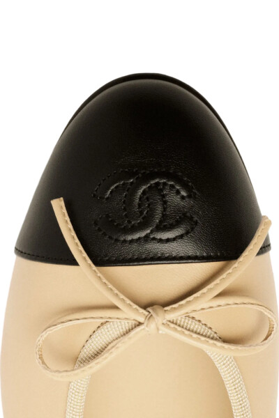 Image 3 of Chanel Beige Leather Flats