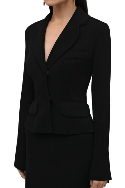 Image 2 of Dolce & Gabbana Black Viscose Jacket