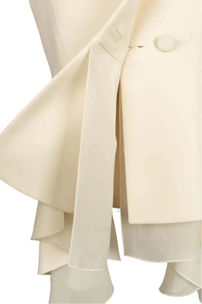 Image 4 of Dior White Silk Crepe Vest