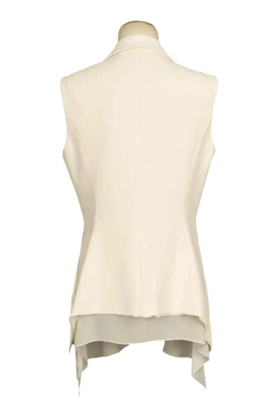 Image 3 of Dior White Silk Crepe Vest