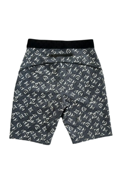 Image 2 of Louis Vuitton Grey Monogram Biker Shorts