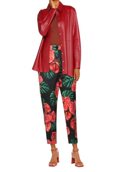 Image 2 of Dolce & Gabbana Multicolor Floral Print Casual Pants