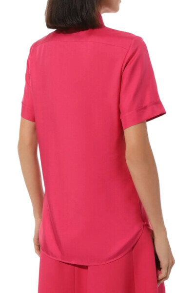 Image 6 of Gucci Pink Silk Short Sleeve Shirt