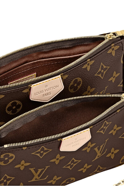 Image 5 of Louis Vuitton Khaki Multi Pochette Accessoires Monogram Canvas Bag