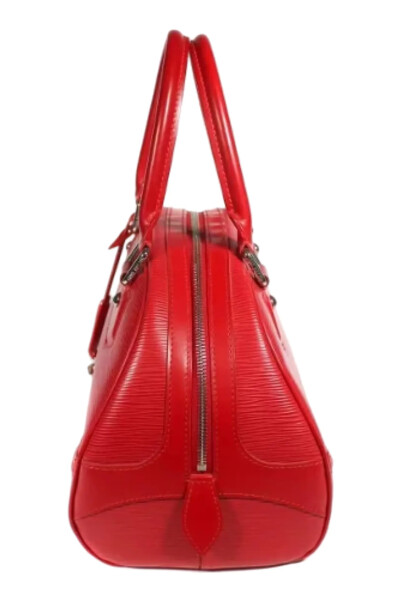 Image 2 of Louis Vuitton Red Bowling Montaigne Bag