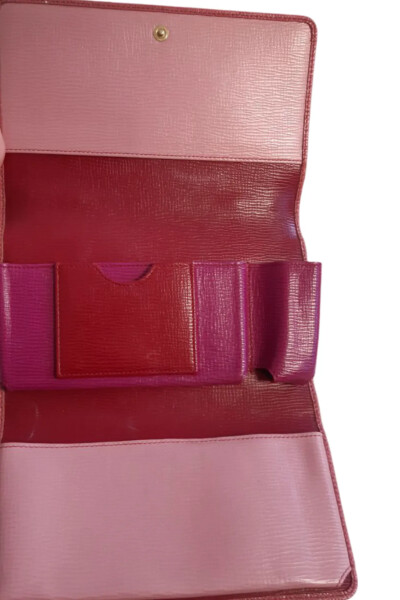 Image 3 of Dolce & Gabbana Red Leather Miss Sicily Von Wallet on Chain