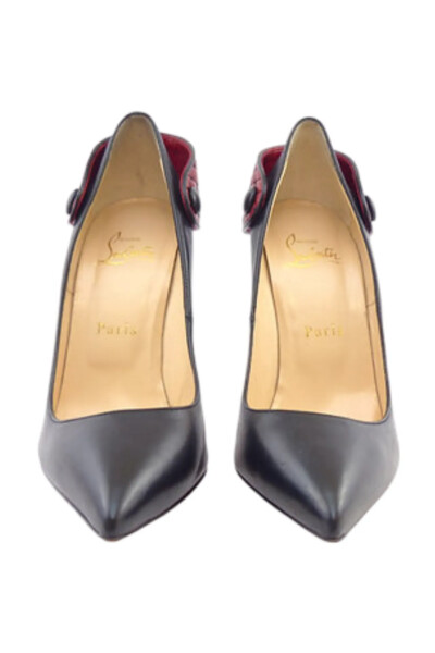 Image 4 of Christian Louboutin Black Huguetta Pump 120