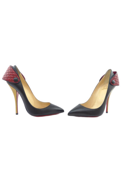 Image 6 of Christian Louboutin Black Huguetta Pump 120