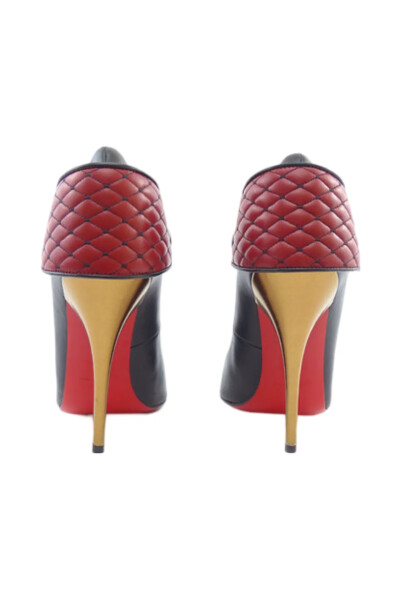 Image 3 of Christian Louboutin Black Huguetta Pump 120