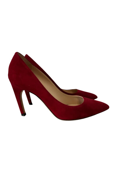 Image 2 of Dior D-Choc Pumps in Burgundy Suede 90