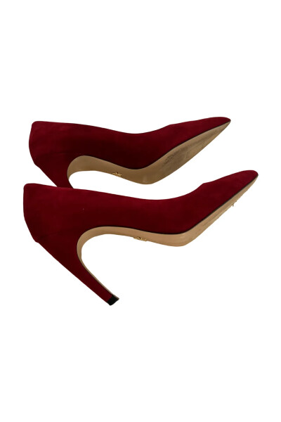 Image 6 of Dior D-Choc Pumps in Burgundy Suede 90