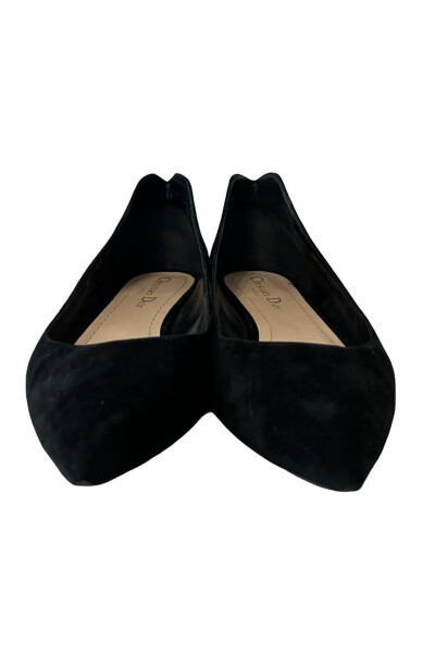 Image 2 of Dior Black Suede Laminate Dioramour Ballet Flats