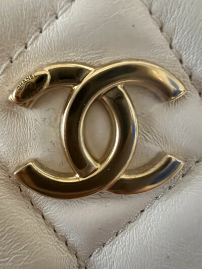 Image 4 of Chanel White Quilted Leather Belt Bag