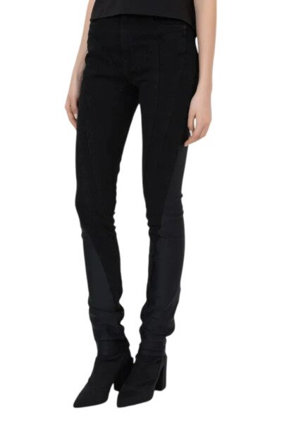 Image 3 of MUGLER Black Cotton Jeans