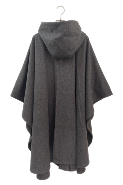 Image 2 of Saint Laurent Grey Wool Poncho